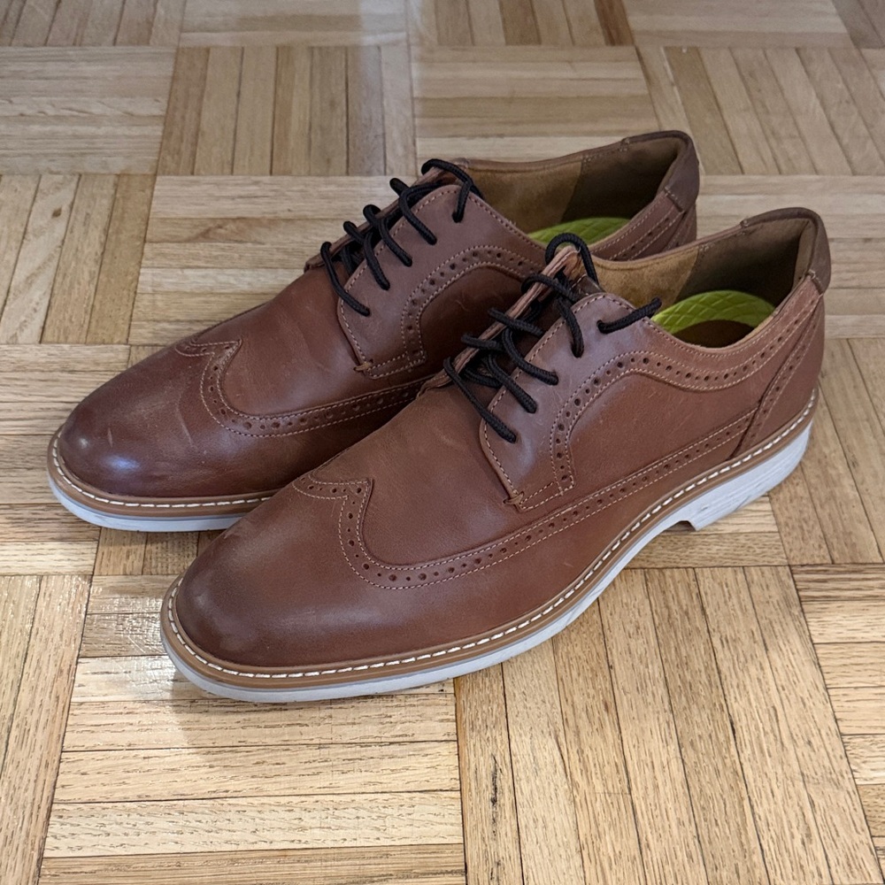 Men's Florsheim Brown Leather Oxford Shoes